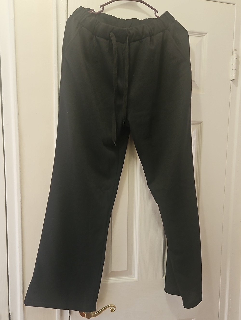 Women's Black Drawstring Casual Pants